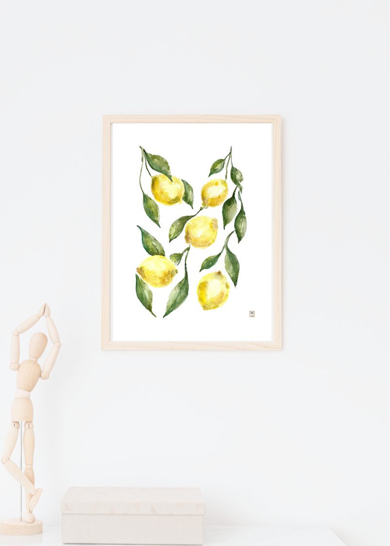 Lemons watercolor
