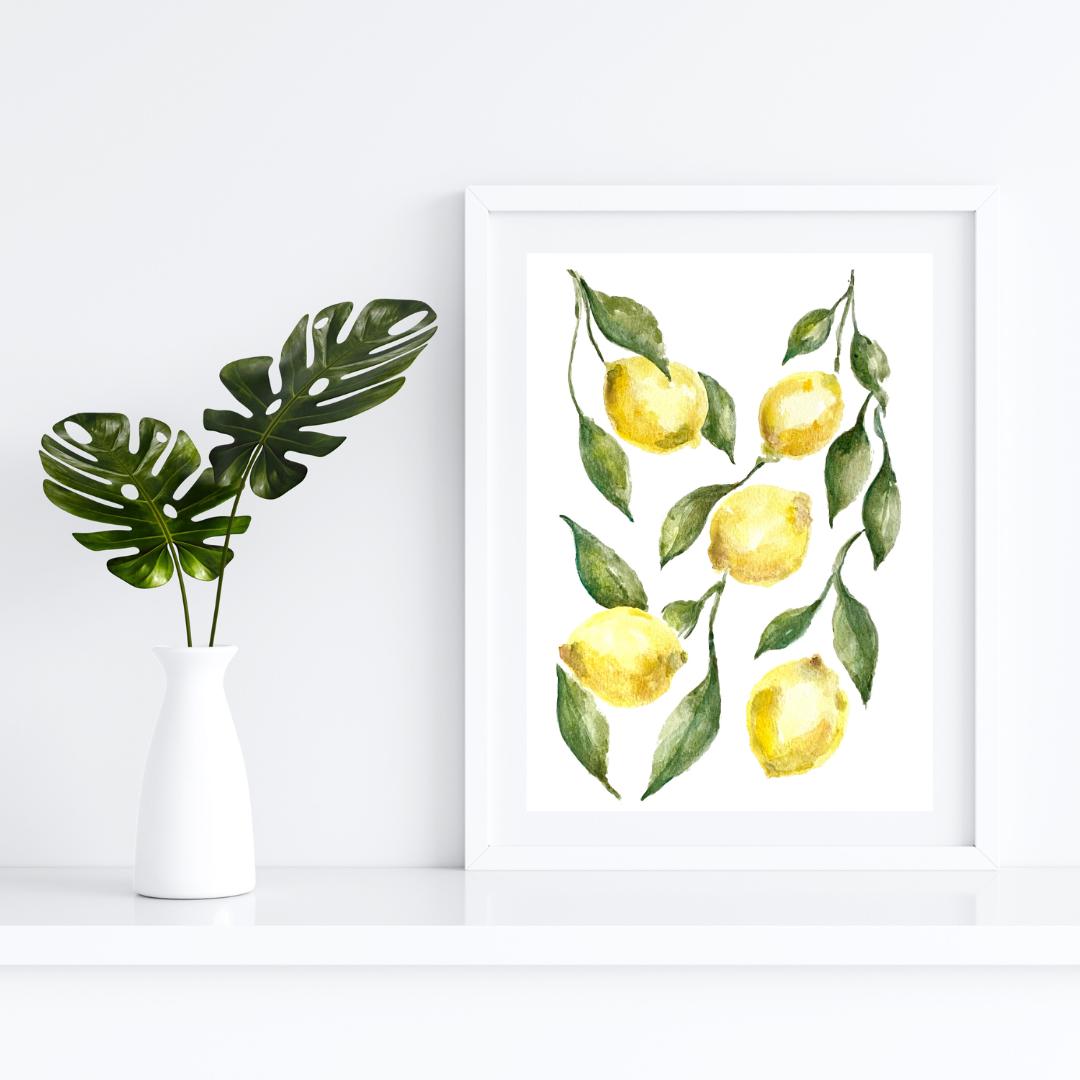 Lemons watercolor